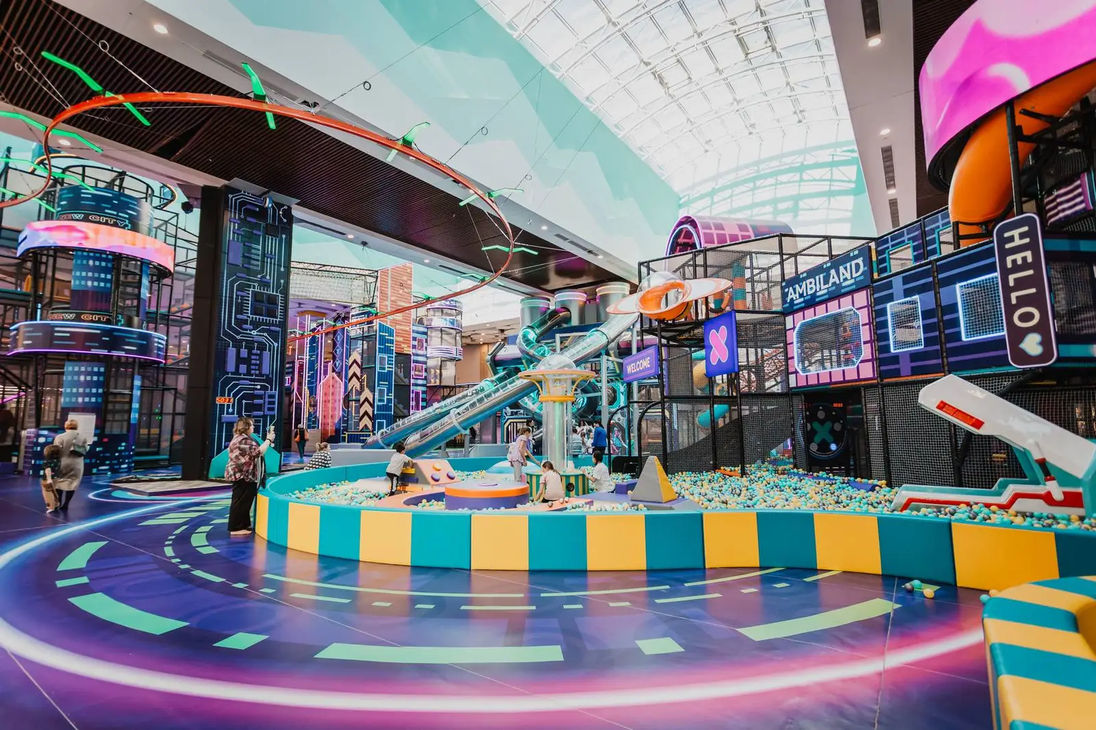 Основная игровая зона Амбилэнд в ТРЦ Columbus